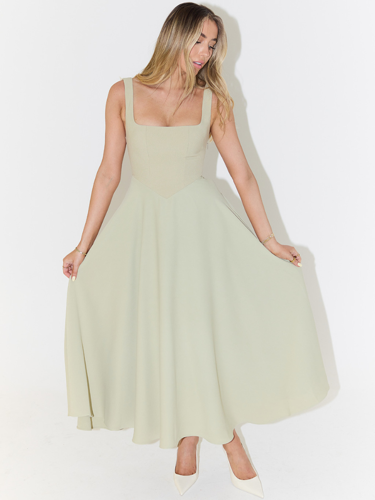 Melisa™ | Vestido midi elegante con silueta favorecedora