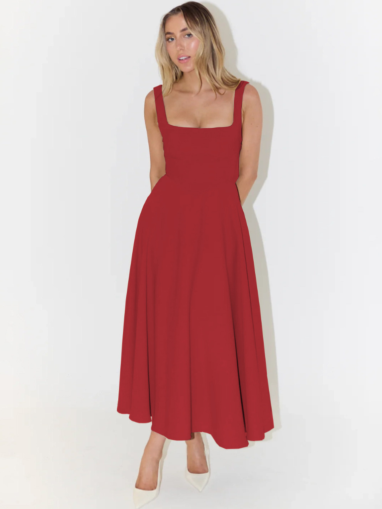 Melisa™ | Vestido midi elegante con silueta favorecedora