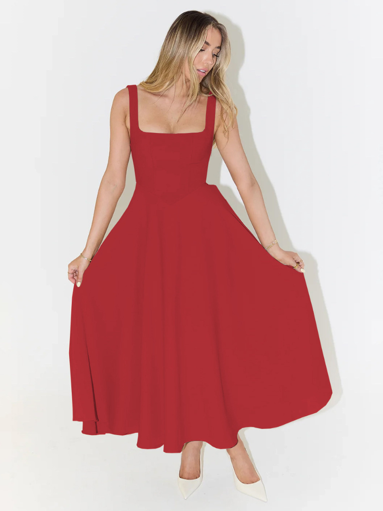 Melisa™ | Vestido midi elegante con silueta favorecedora