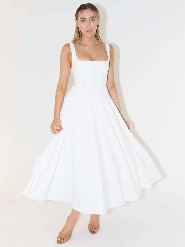 Melisa™ | Vestido midi elegante con silueta favorecedora
