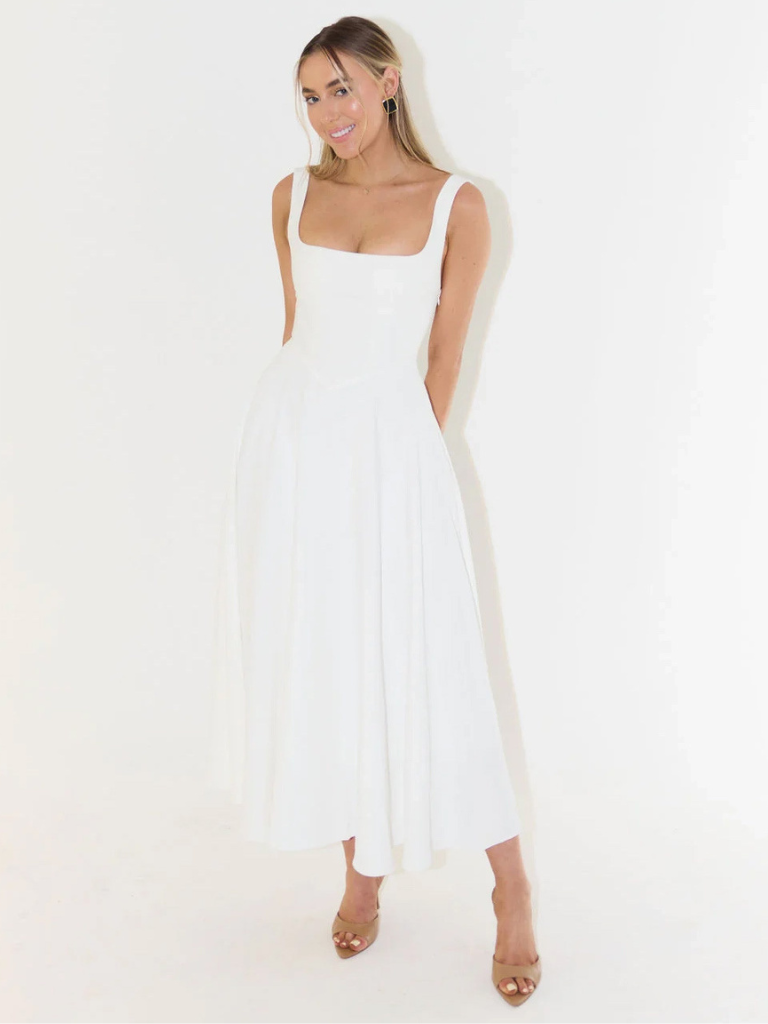 Melisa™ | Vestido midi elegante con silueta favorecedora