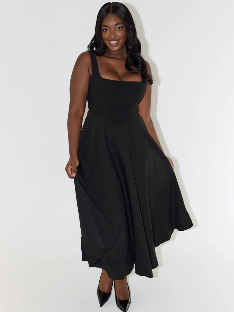 Melisa™ | Vestido midi elegante con silueta favorecedora