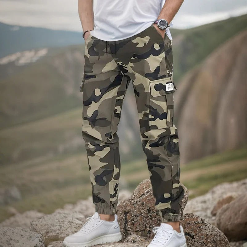 Pantalones Cargo Camuflaje Hombre – Estilo Urbano y Outdoor