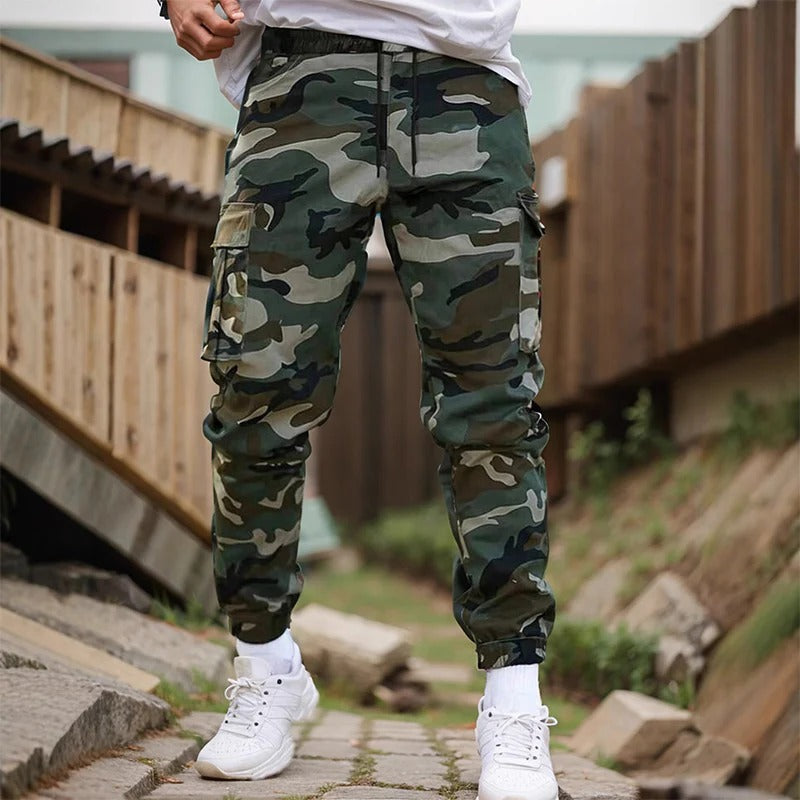 Pantalones Cargo Camuflaje Hombre – Estilo Urbano y Outdoor